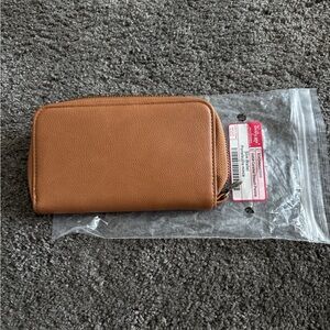 Thirty-One slim brown Wallet